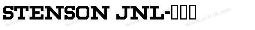 Stenson JNL字体转换